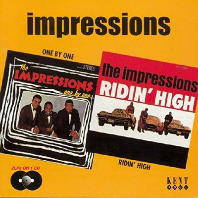 IMPRESSIONS - ONE BY ONE / RIDIN' HIGH - CD - G3z