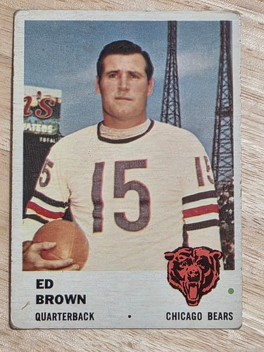 Ed Brown #1 1961 Fleer card