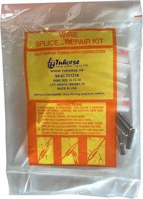 Well Pump Wire Splice Kit, Submersible 3M  Dual Wall Heat Shrink Tubing and