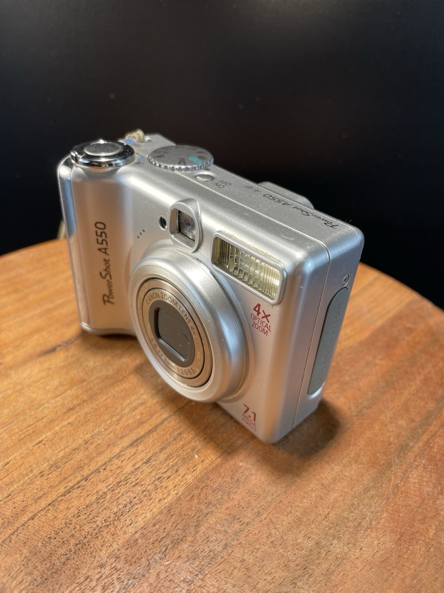 Canon PowerShot A550 シルバー Canon PowerShot A550 7.1MP Digital Camera Silver 4x Optical Zoom