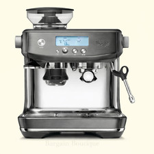 Sage Barista Pro Coffee Machine Bean to Cup in Black Stainless Steel SES878BST