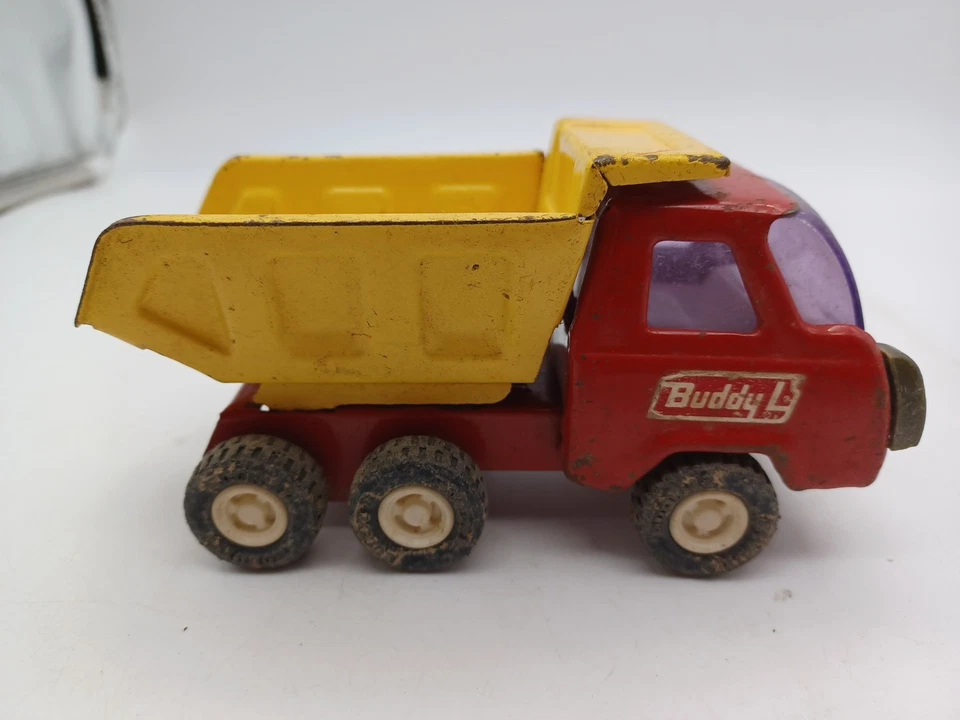 Camión de volteo Buddy L de metal vintage - Japón ~ 5 1/4" L Foto 4 de 4