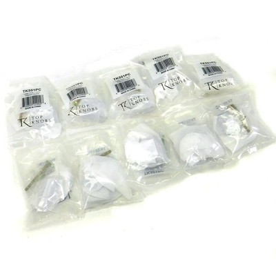 (Lot of 10) NEW Top Knobs TK551PC Mercer Collection 1-1/2'' Knob Polished Chrome
