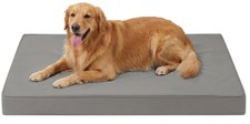 WNPETHOME Outdoor Dog Bed Waterproof, Large 36.0"L x 27.0"W x 3.0"Th, Grey