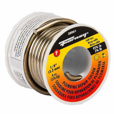 Forney Industries Solder, Lead Free LF , Plumbing Repair, Solid Core, 1/8 in,
