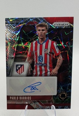 2025 Panini Prizm Fifa Club World Cup - Signatures Pablo Barrios #S-PB Velocity