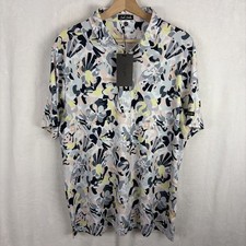 Bad Birdie Core Polo Savannah Swing Golf Shirt Men's Size XL Patterned NWT