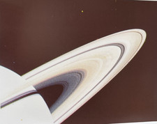VINTAGE SPACE NASA PHOTO SATURN VOYAGER JPL KODAK PAPER
