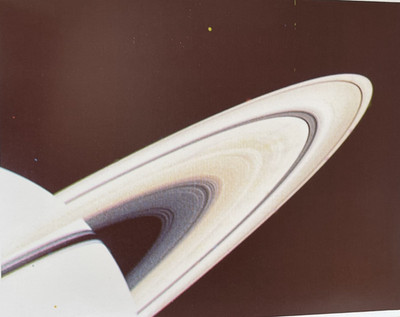 VINTAGE SPACE NASA PHOTO SATURN VOYAGER  JPL KODAK PAPER