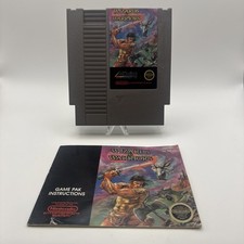 Wizards  Warriors - with Manual Nintendo Entertainment System, 1987 Tested 