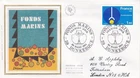 France 1981 Fonds Marins Silk FDC Dunkerque special cancel typed VGC