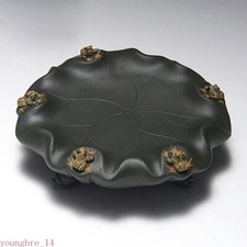 Tea Pet Creative Water Spray Lotus Leaf Kung Fu Tea Pet Tearoom Ornament Gift
