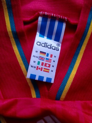 Vintage 1994 - 1995 Portugal Home Adidas Equipment Jersey Shirt