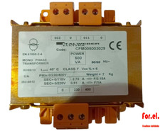 ITALWEBER CFM005003029 Single-Phase Safety And Isolation Transformer Class F