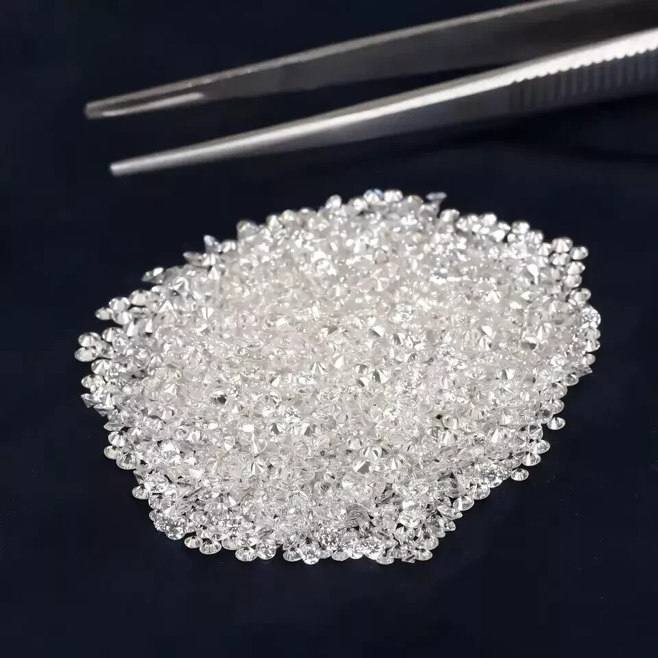 93 Pcs Loose CVD Lab Grown Diamond 2.00 MM Round D Color IF CLARITY Certified
