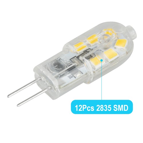 10-pack G4 20W 2835 SMD Bi-pin 12 LED Lamp Light Bulb DC 12V 6000K White & Warm - Picture 7 of 14