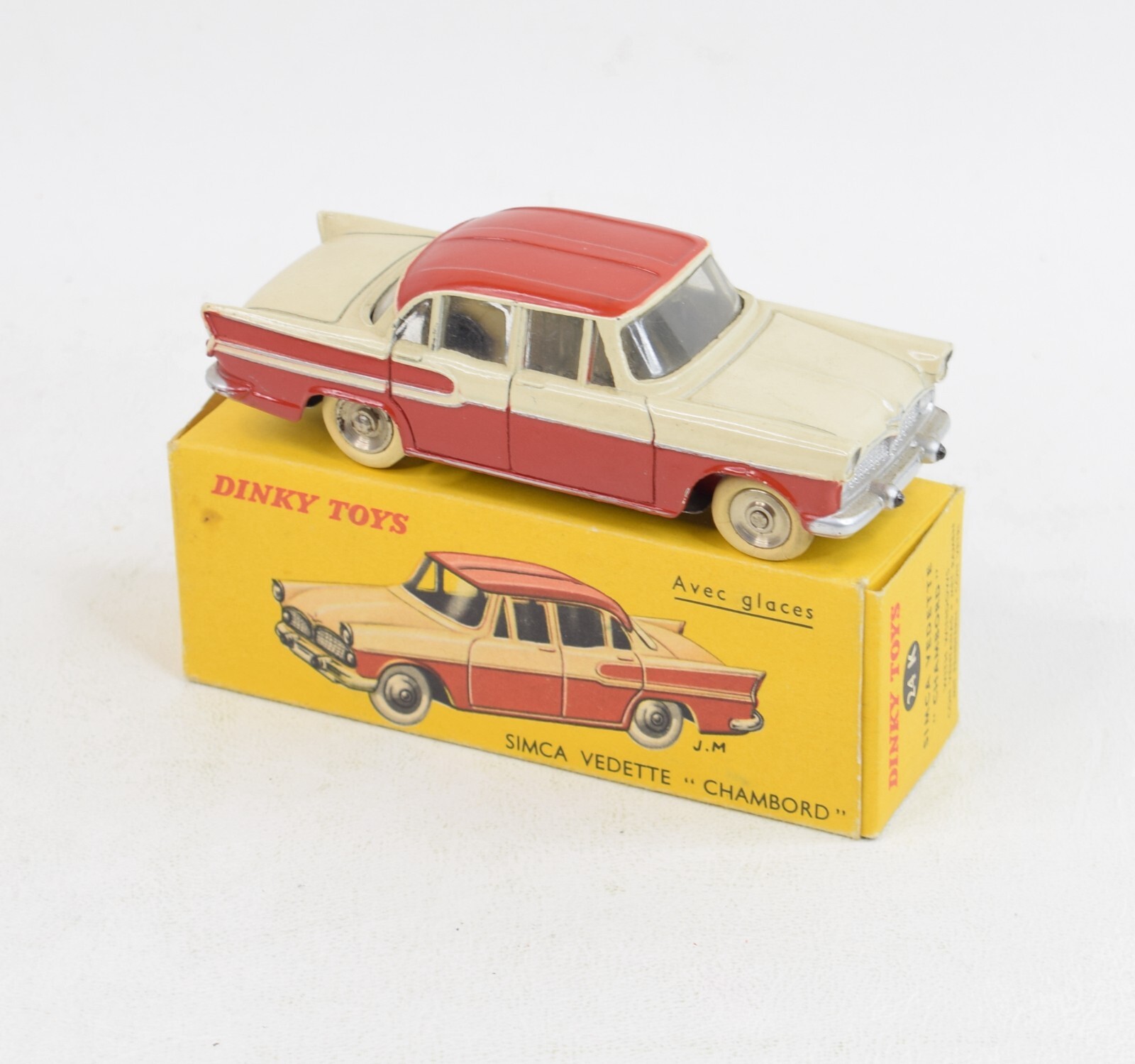 美品 FRANCE DINKY TOYS  SIMCA TAXI ミニカー Dinky 24UT, Simca Aronde Taxi - Free Price Guide & Review