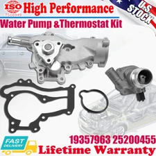 Engine Water Pump and Thermostat Kit For 1.4L 2011-2015 Chevy Cruze 12-20 Sonic