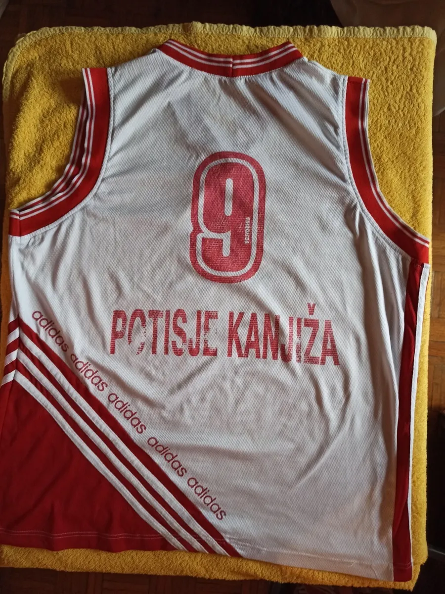 Vintage adidas basketball jersey KK VOJVODINA Novi Sad Serbia Yugoslavia