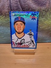 2023 Topps Chrome Platinum #176 Esteban Quiroz Rookie Blue Mini-diamond /199