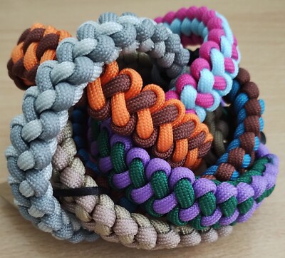 or Colour 550 Paracord Bracelet With Choice of Buckles  UK