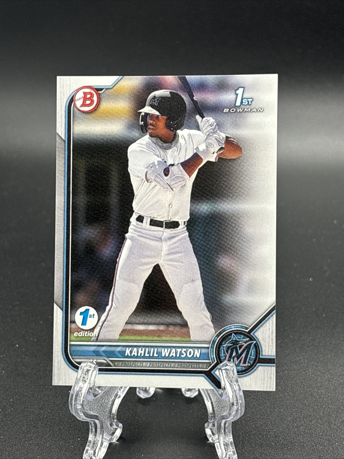 2022 Bowman Prospects 1st Edition Kahlil Watson 1st Bowman Rookie Card R25103