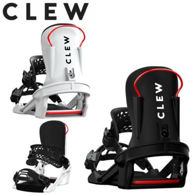 Clew Step In FREEDOM 1.0 Binding Snowboard White Black Model S M L size
