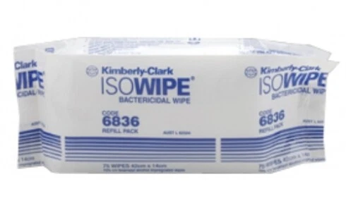 New Halyard Medical 6836 Isowipe Refill Pack - White Pack (75 Wipes) - Picture 2 of 2