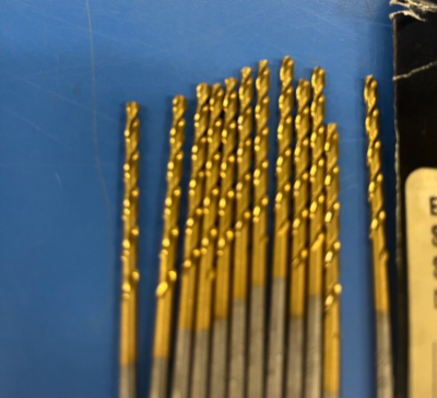 セット 36 TIN COATED JOBBER DRILL PK OF 12EA *MADE IN USA* VERMONT 114446