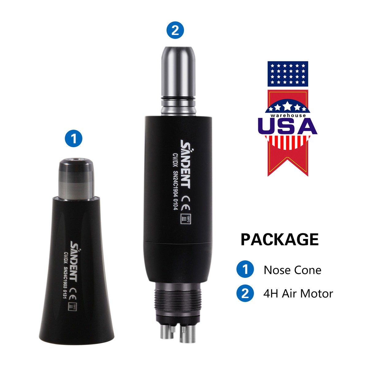 SANDENT Dental 360° Swivel Hygiene Prophy Handpiece Air