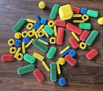 Bristle Blocks Wooden Building Blocks Playskool Bristle Blocks