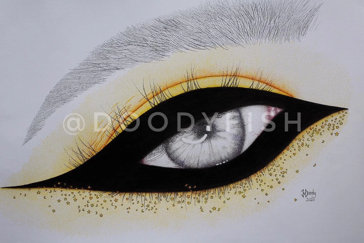 Top 136+ eye makeup drawing super hot vietkidsiq.edu.vn