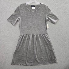 Gap Women Dress Small Gray Triblend T Shirt Short Sleeve Crew Neck NWT