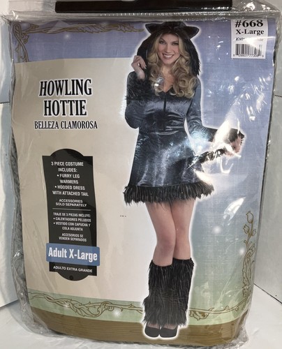 Howling Hottie Belleza Clamorosa Halloween Costume - NEW - sizes Adult M/L/XL - Picture 4 of 14