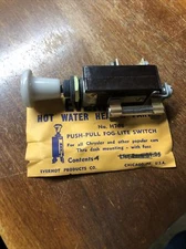 1940S Chrysler Dodge Plymouth Push Pole Fog Light Switch Nos Free Shipping USA