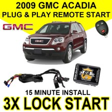 2009 GMC Acadia Plug  Play Remote Start System GM DIY 3X Lock Starter GM10