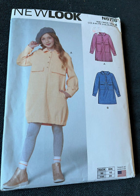 2021 New Look By Design Pattern N6716 Child's Dress Sz 3-14 Uncut