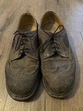 Dr Martens Brown Leather Brogue Oxfords US Men Size 9
