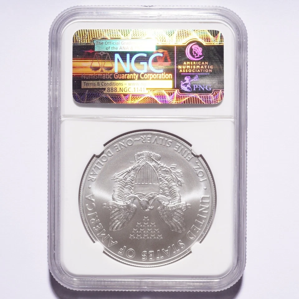 2012(S) Silver American Eagle NGC MS69 First Releases - Image 2 of 2