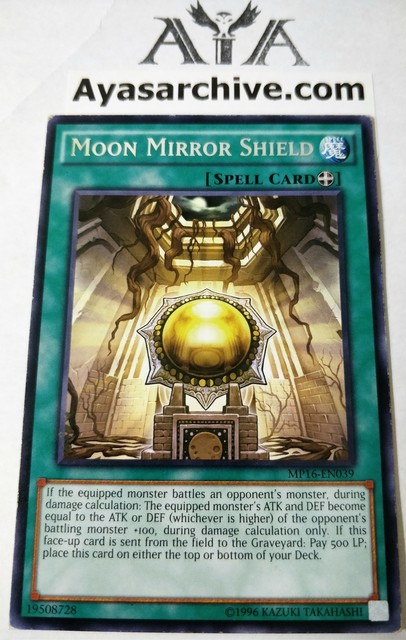Moon Mirror Shield - MP16-EN039 - Rare - 1st Edition NM ayasarchive.com ...