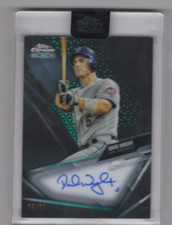 2021 Topps Chrome Black Autographs Green Refractors #CBADW David Wright Auto /99