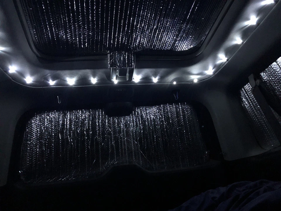 Juego de 7 cortinas de ventana para camping Honda Element (sin techo corredizo) Foto 3 de 3