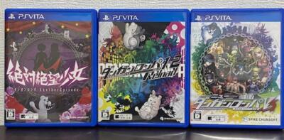 PS Vita Danganronpa 1 2 Reload & V3 & Zettai Zetsubou Shoujo set