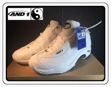 NEW AND1 Tai Chi Mid Vince Carter White/White Size 11Rare Vintage OG 1st Release