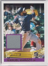 2018 Donruss '84 Retro Materials Gold #R84MM Manuel Margot /99