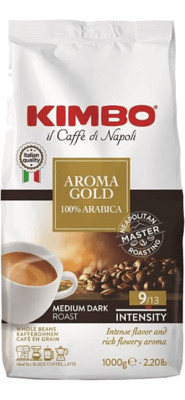Kimbo Aroma Gold 100% Arabica 1kg Bohnen