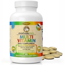 Prenatal Dog Vitamins   Multivitamin for Dogs and Cats  Folic Acid  Minerals
