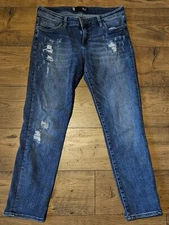 Kut From The Kloth Jeans Catherine Boyfriend Size 8 Distressed (31x28)