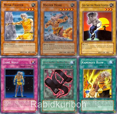 Yugioh Master Monk + Chu-Ske + Fighter + Legendary Black Belt + Kaminote + Wolf | eBay Yugioh Master Monk + Chu-Ske + Fighter + Legendary Black Belt + Kaminote + Wolf | eBay