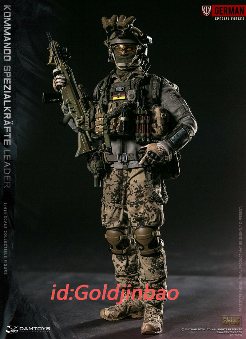 KONAMI - k.s.k DAM Toys German KSK Kommando Spezialkräfte Leader 1/6 Action
